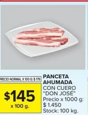 Carrefour Market Don Jose Panceta Ahumada Con Cuero x 100g oferta