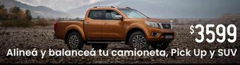 Changomas Alineá y balanceá tu camioneta, pick up y suv oferta