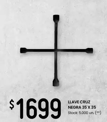 Changomas Llave cruz negra 35 x 3 oferta