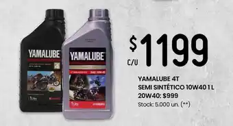 Changomas Yamalube 4t semi sintético 10w40 1 l 20w40 oferta