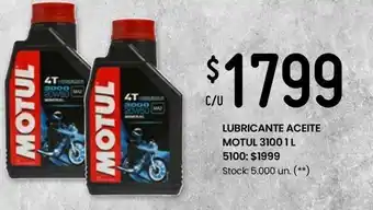 Changomas Lubricante aceite motul 3100 1 l 5100 oferta