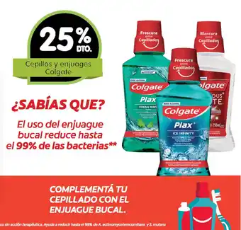 Jumbo Colgate Cepillos y enjuages, 25% de descuento oferta