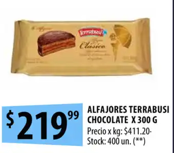 Punto Mayorista Terrabusi Chocolate Alfajores x 300g oferta