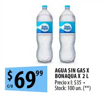 Punto Mayorista Bonaqua Agua sin Gas x 2L oferta