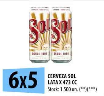 Punto Mayorista Sol Cerveza Lata x 473cc oferta
