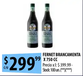 Punto Mayorista Fernet Brancamenta x 750cc oferta