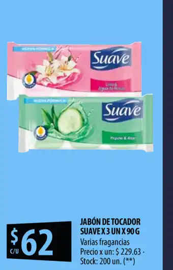 Punto Mayorista Suave Jabón de Tocador x 3un x 90g oferta
