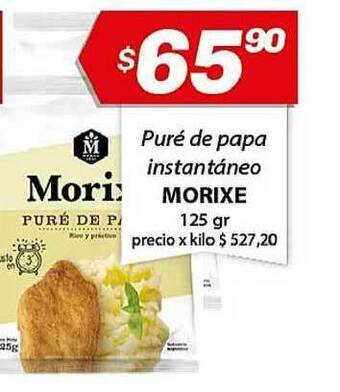 Almacor Morixe Puré De Papa Instantáneo 125gr oferta