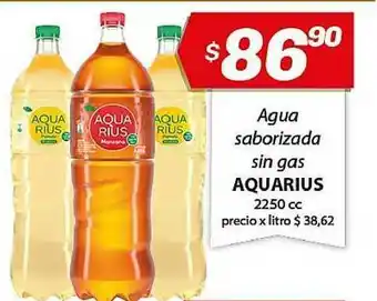 Almacor Aquarius Agua Saborizada Sin Gas 2250cc oferta