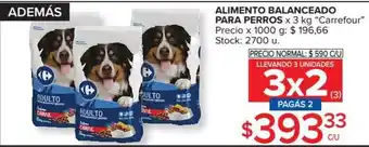 Carrefour Market Carrefour Alimento Balanceado Para Perros x 3 kg. oferta