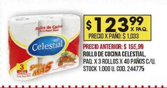 Coto Rollo De Cocina Celestial oferta