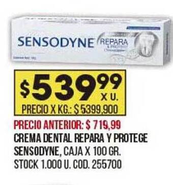 Coto Crema Dental Repara Y Protege Sensodyne oferta