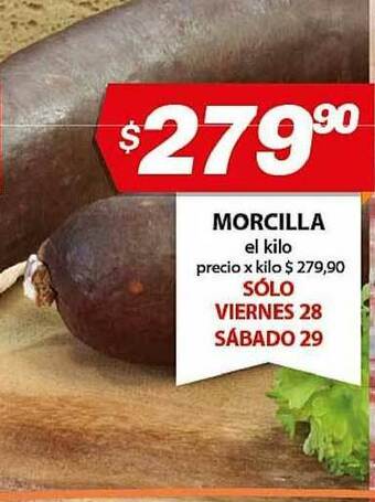 Almacor Morcilla el kilo oferta