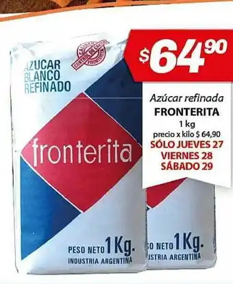 Almacor Fronterita Azúcar Refinada 1kg oferta