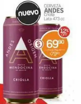Alvear Andes Cerveza 473cc oferta