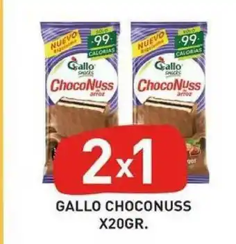 Supermercados Zeta Gallo Choconuss x20gr. oferta