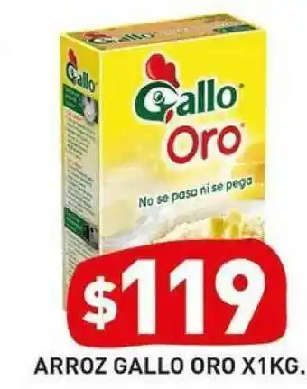 Supermercados Zeta Gallo Oro Arroz x1kg. oferta
