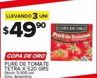 Carrefour Maxi Puré de tomate copa de oro oferta