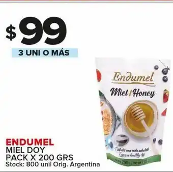 Carrefour Maxi Endumel miel doy pack x 200 gr oferta