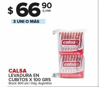 Carrefour Maxi Levadura calsa oferta