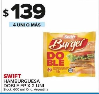 Carrefour Maxi Hamburguesas swift oferta