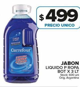 Carrefour Maxi Jabón liquido p ropa carrefour oferta