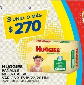 Carrefour Maxi Pañales huggies oferta
