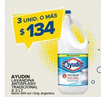 Carrefour Maxi Lavandina ayudin oferta