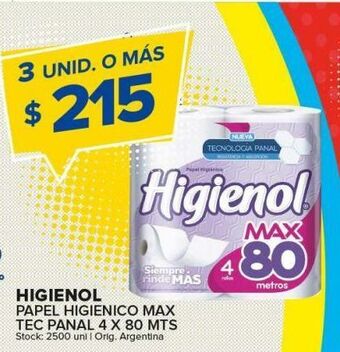 Carrefour Maxi Papel higiénico higienol oferta