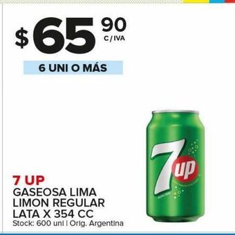 Carrefour Maxi Gaseosa lima limon regular 7up oferta