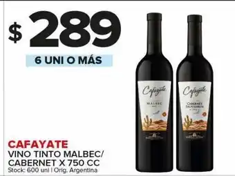 Carrefour Maxi Vino tinto malbec cafayate oferta