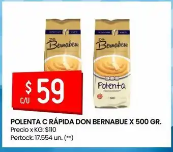 Walmart Polenta c rápida don bernabue x 500 gr. oferta