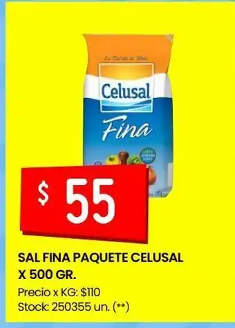 Walmart Sal fina celusal 500g oferta
