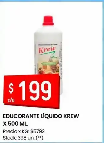 Walmart Edulcorante líquido krew 500ml oferta
