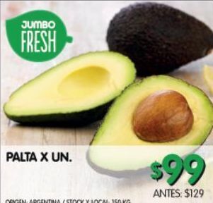 Jumbo Palta x un oferta