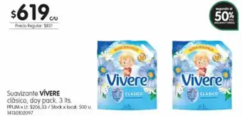 Jumbo Suavizante vivere x 3 lt oferta