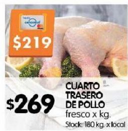 Disco Cuarto trasero de pollo fresco kg oferta