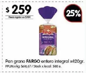 Disco Pan grano fargo 420g oferta