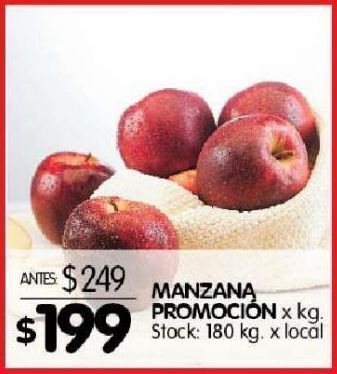 Disco Manzana promoción kg oferta