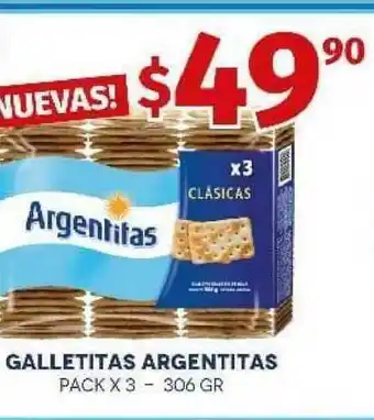 Argentitas Galletitas Pack x 3 - 306gr