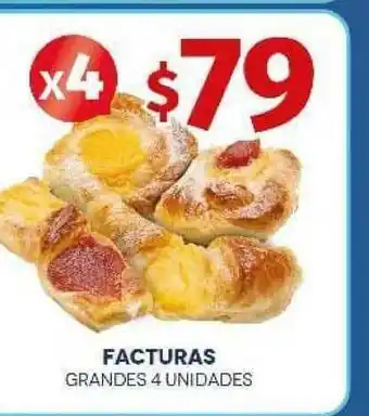 Facturas Grandes 4 Unidades