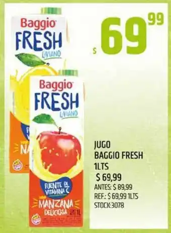 Supermercados Todo Baggio Fresh Jugo 1lts oferta