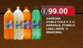 Supermercados Mayor Doble Cola Naranja, Pomelo Lima Limón O Manzana Gaseosa x 3lt. oferta