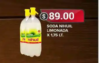 Nihuil Limonada Soda x 1,75lt.