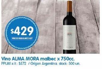 Jumbo Vino alma mora oferta