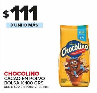 Carrefour Maxi Cacao en polvo chocolino 180g oferta