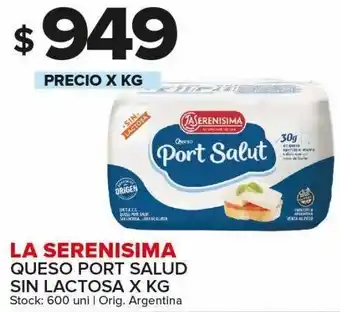 Carrefour Maxi Queso port salud sin lactosa x kg oferta