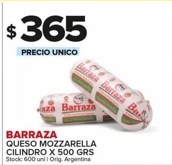 Carrefour Maxi Queso mozzarella barraza cilindro 500g oferta