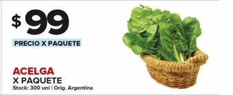 Carrefour Maxi Acelga x paquete oferta