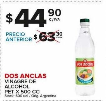 Carrefour Maxi Vinagre dos anclas x 500cc oferta
